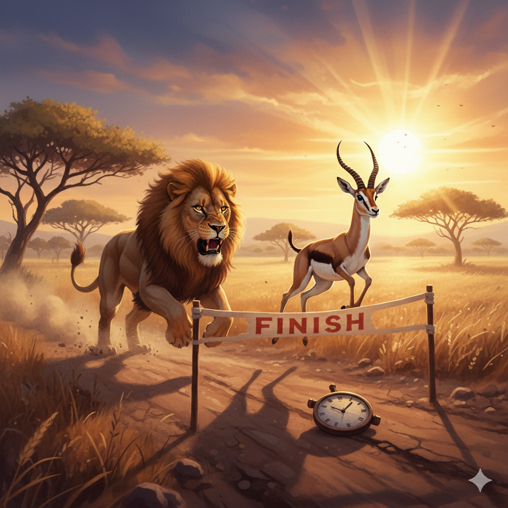 Про лева і антилопу